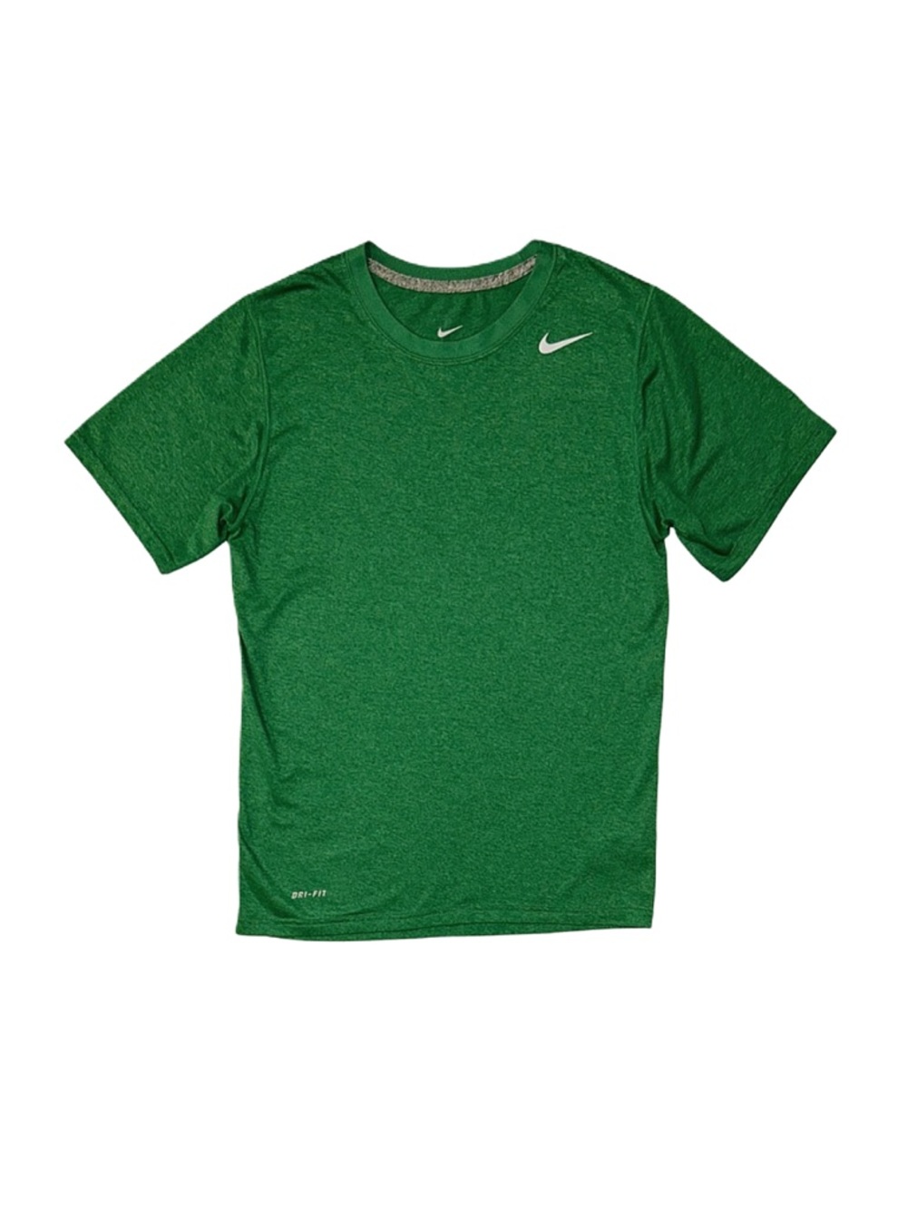 NIKE Men's Green Dri-Fit Short Sleeve Shirt Small